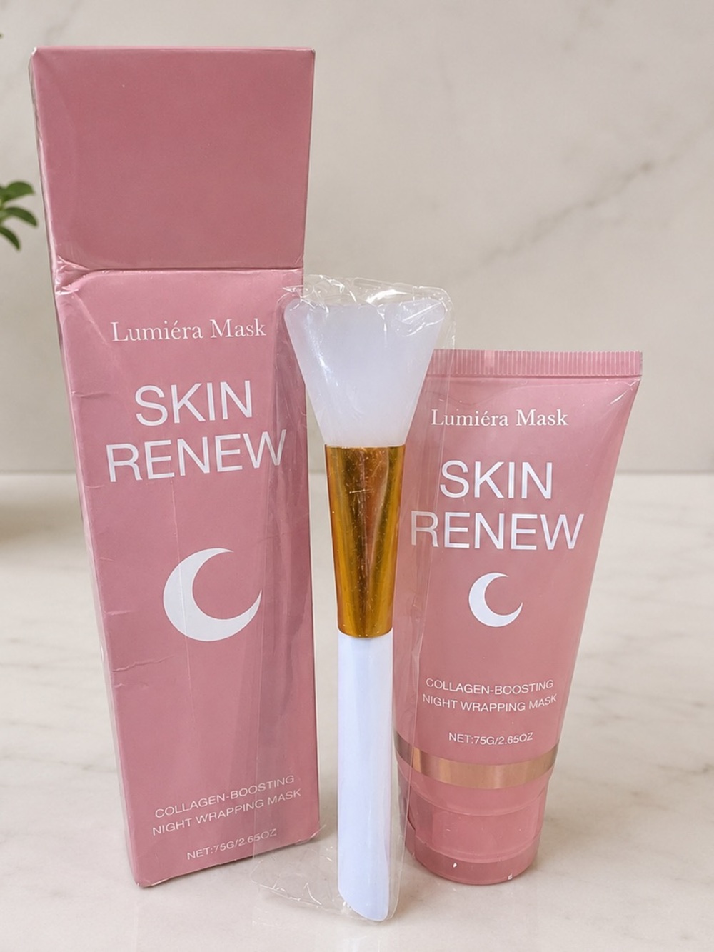 Lumiéra Skin Renew Collagen Night Wrapping Mask with Applicator